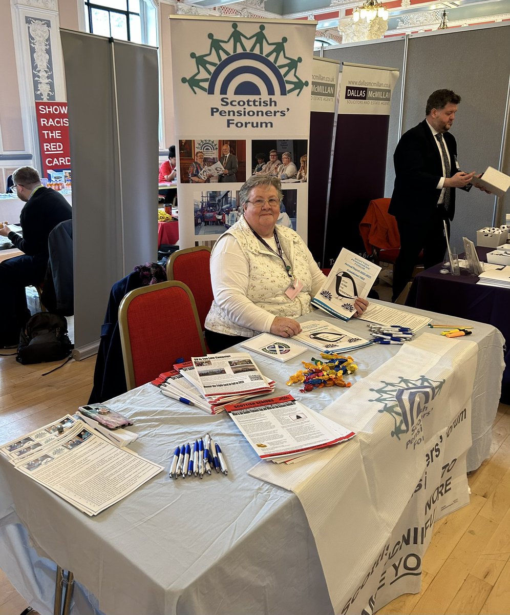 Come and visit us at our stall at #STUC24 Congress in Dundee. Lots of engagement with delegates worried about the long term security of their state pension for themselves and those they represent @IS_EqualityHR #EqualityMatters
