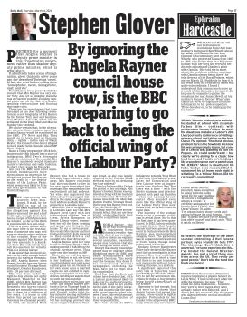 It's fear. The Mail *demands* that the BBC follows its agenda...