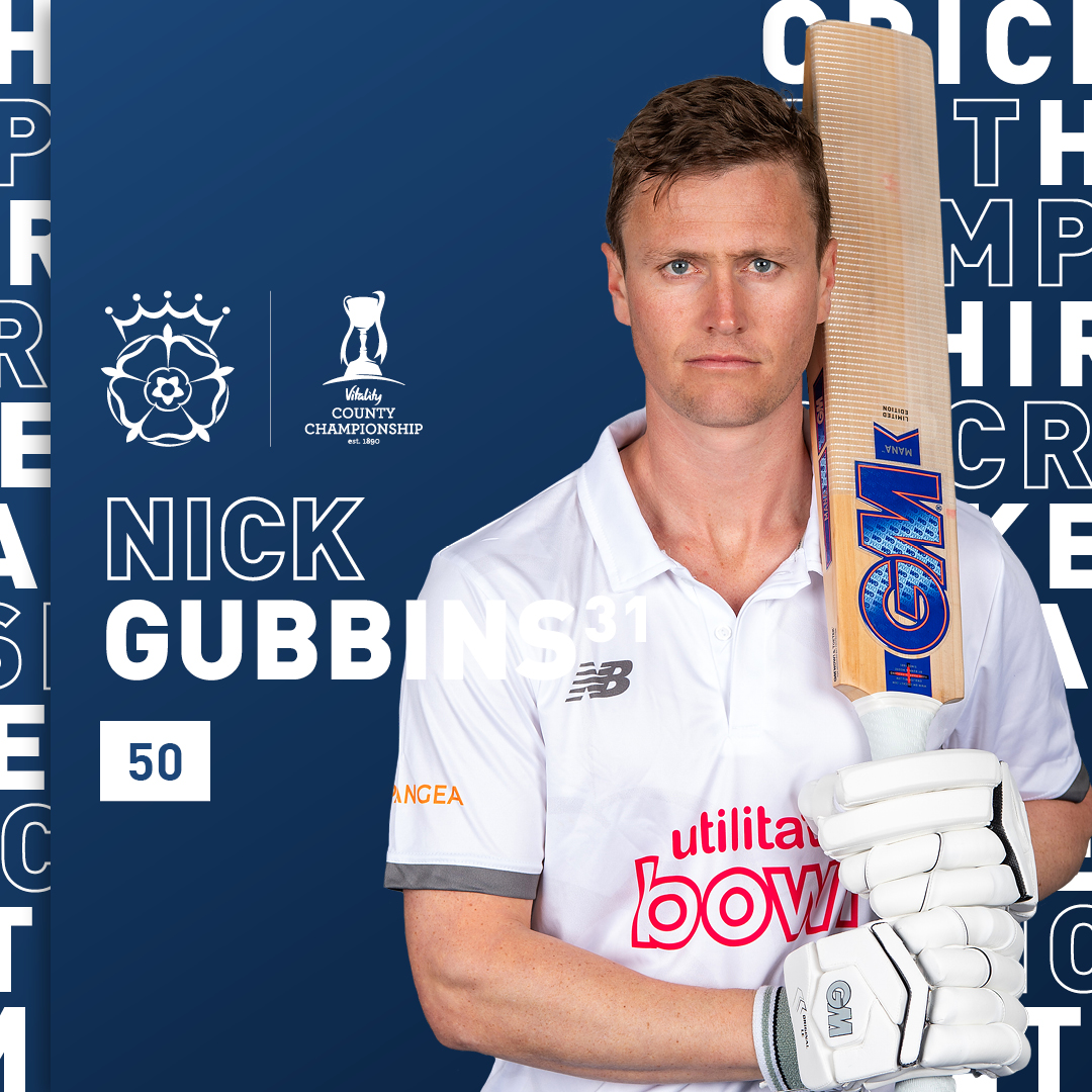 Half-centuries in both innings for Gubbo 👏 HAM: 111/3 (49.4) 📺 Live Stream ➡️ loom.ly/ACLT_II