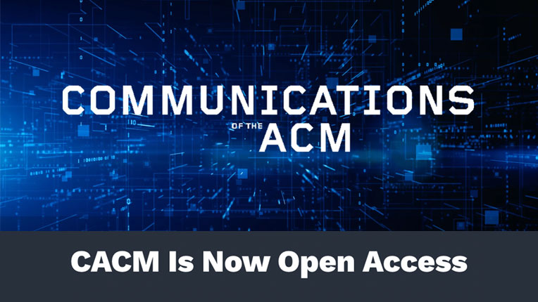 It’s been a month since ACM's flagship magazine, Communications of the ACM (@CACMmag), relaunched and went #openaccess. Please join me in a taking a look at all of the incredible content now available to anyone online: cacm.acm.org