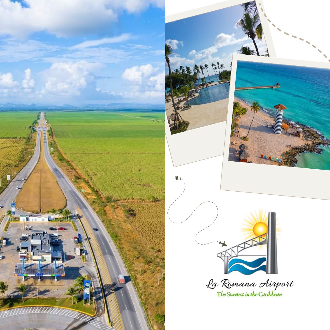 LaRomanaAirport's tweet photo. New week, new adventures! Planning a trip to the #DominicanRepublic? Keep in mind that La Romana Airport is the ideal starting point for exploring all the top tourist spots in the country! 🌴
#newweek #travelgoals #laromana #bayahibe #greatlocation #airlines #flight #GoDomRep https://t.co/GBMHs7BH7p