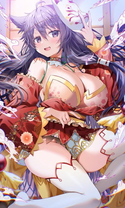 妖艶な和風猫チャン…リクエストありがとうございました!#skeb 