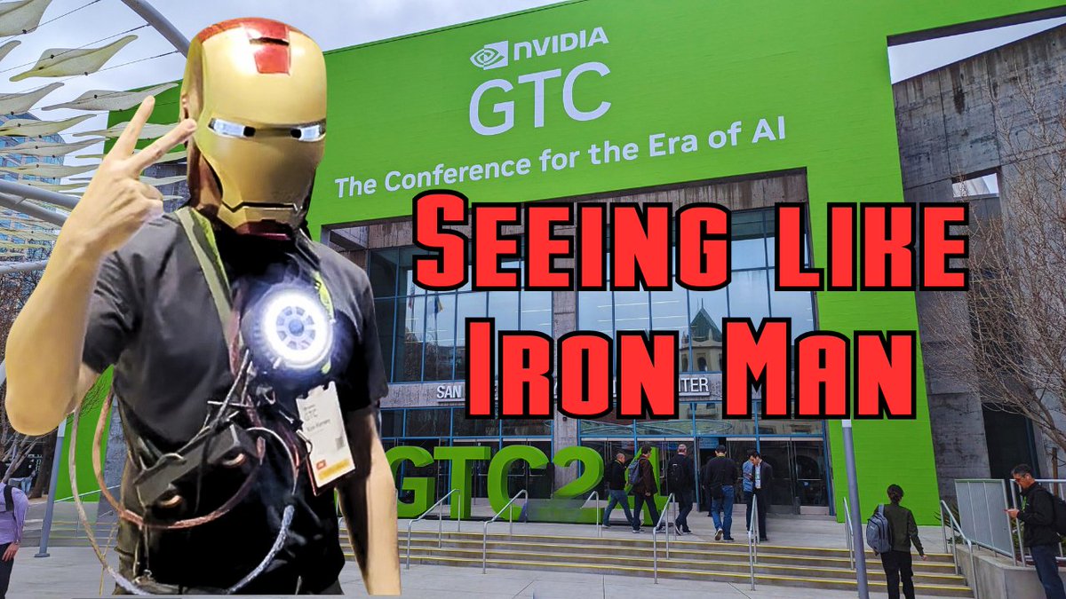 KerseyFabs's tweet photo. 🚀 At #GTC24 with my AI-powered Iron Man helmet! Powered by @NVIDIARobotics's Jetson Orin NX and showcasing the #OASISProject—integrating high-tech video & audio with AI. Stay tuned for the project release! #TechInnovation #IronManHelmet 🎥🤖
https://t.co/Sj5vJYS0Vz https://t.co/MynvVs7m4x