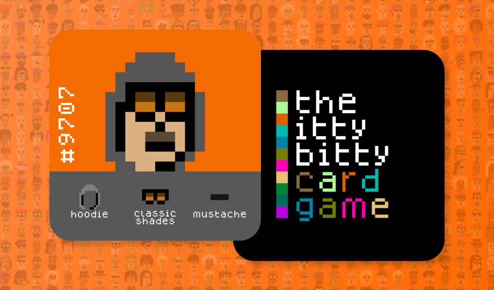 Elypse_Pink's tweet photo. Welcome to the itty bitty card game, @ittybits_eth
#9707, owned by ittoshi.eth. You are permanently in the final edition of the game!
Get your #ittybit added to the game by going to https://t.co/37wOZxQ6rv and reserving the founders punk edition for only 0.025E. Come be a part of our development.
🤏🤏🤏
Read more about ittybits: https://t.co/BpKpUnr3A1
Join us in Discord: https://t.co/vxPglCJMRp