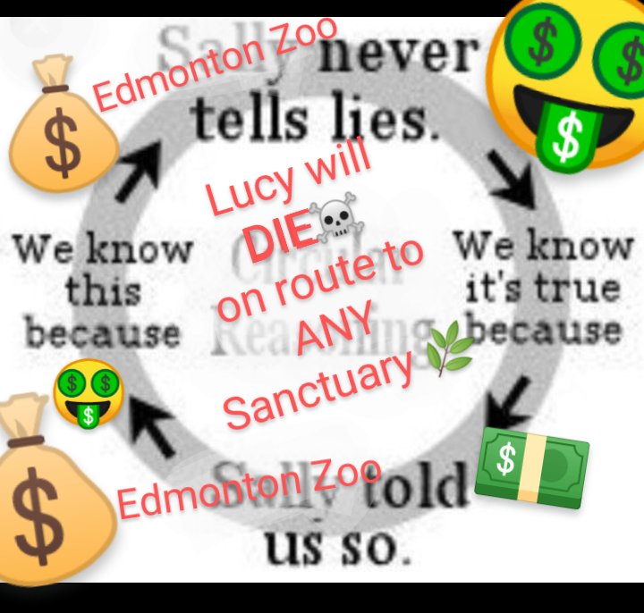 JulieKi53713414's tweet photo. Mon April 15/24
๐จ๐ฆ๐๐ก๏ธโ๏ธ
THEreason Edmonton Valley Zoo IGNORE$ Dr London& @IngoSchmidinger Mar21/23 assessments EXPLICITLY stating Lucy SHOULD BE TRANSFERRED to๐บ๐ฒ @ElephantsTN = #MONEY
#AnimalMortalityInsurance + behind-the-scene$ interaction$ + Lucy drawing cu$tomer$ in =๐งฎ๐ค https://t.co/QcS7HVtpr6