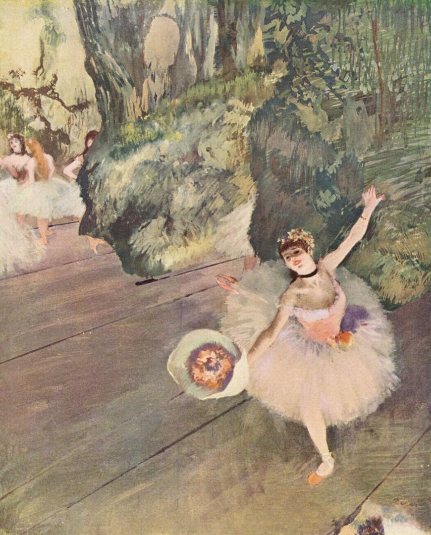 Edgar Degas, Dancer with a Bouquet of Flowers