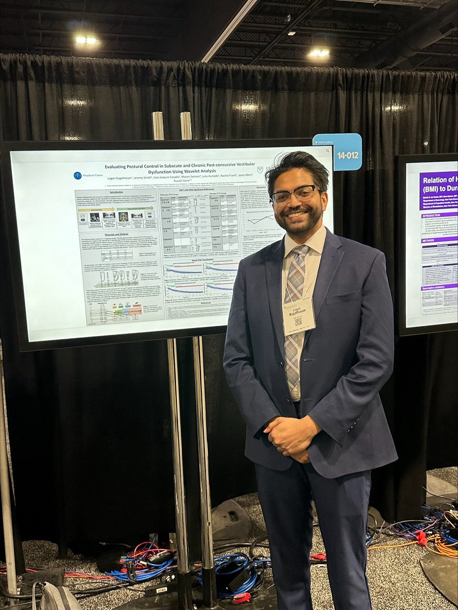 Excited to have Logan Kugathasan, my Discovery Phase medical student at Emory, present our work at the current AAN 2024 annual meeting in Denver. Great work Logan! He is going to be a fantastic future neurologist!