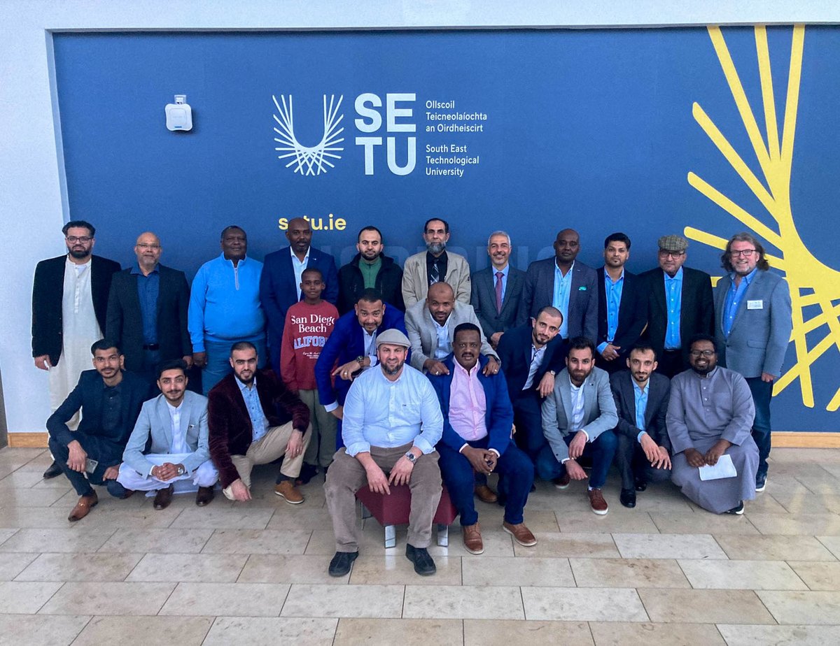 SETUIreland's tweet photo. SETU was delighted to welcome the Muslim Community to celebrate Eid Al Fitr on our campus in #Carlow last Friday.

More than one hundred invitees Muslim students, their families and the local Muslim community joined in the celebration that marks the end of Ramadan. #SETU https://t.co/YFk5VwnuYU