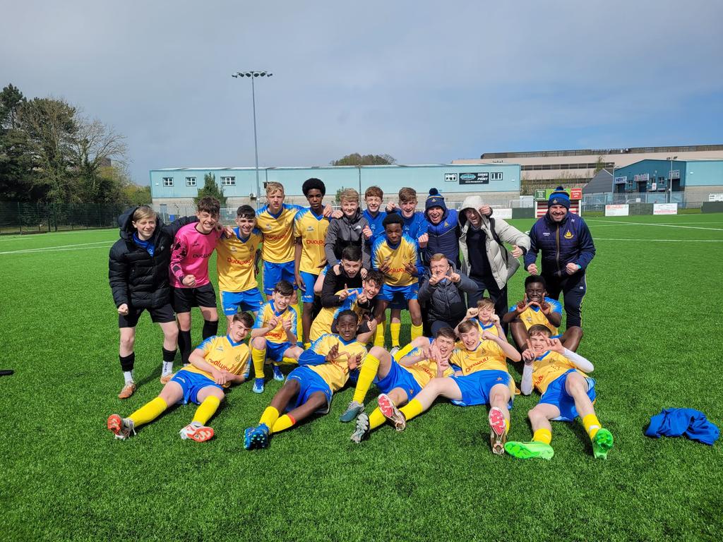 RichardKerins1's tweet photo. Announcing @moylepark U15s @faischools Leinster Cup Finalists!!! Great 3-2 win over a brilliant Kingswood CC today with goals from Charlie, Tadgh and David. Could not be more proud of these young men! https://t.co/PXkG12V4XA