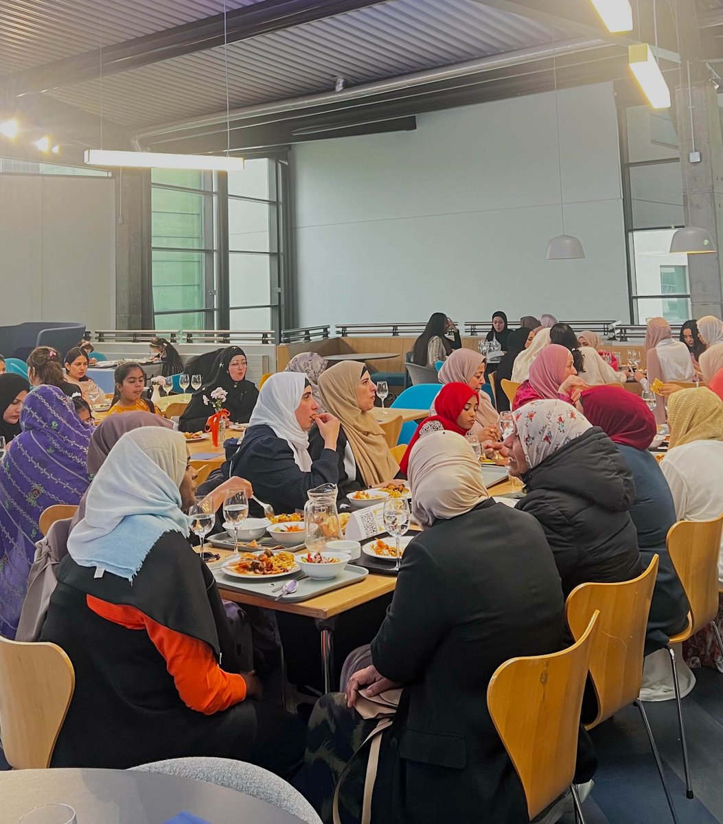 SETUIreland's tweet photo. SETU was delighted to welcome the Muslim Community to celebrate Eid Al Fitr on our campus in #Carlow last Friday.

More than one hundred invitees Muslim students, their families and the local Muslim community joined in the celebration that marks the end of Ramadan. #SETU https://t.co/YFk5VwnuYU