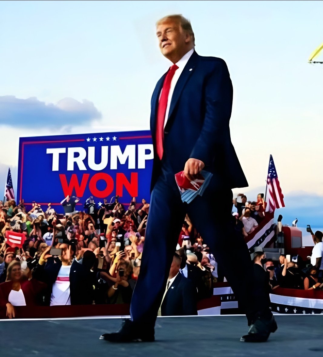 Who thinks Donald Trump was the rightful winner of the election in 2020?