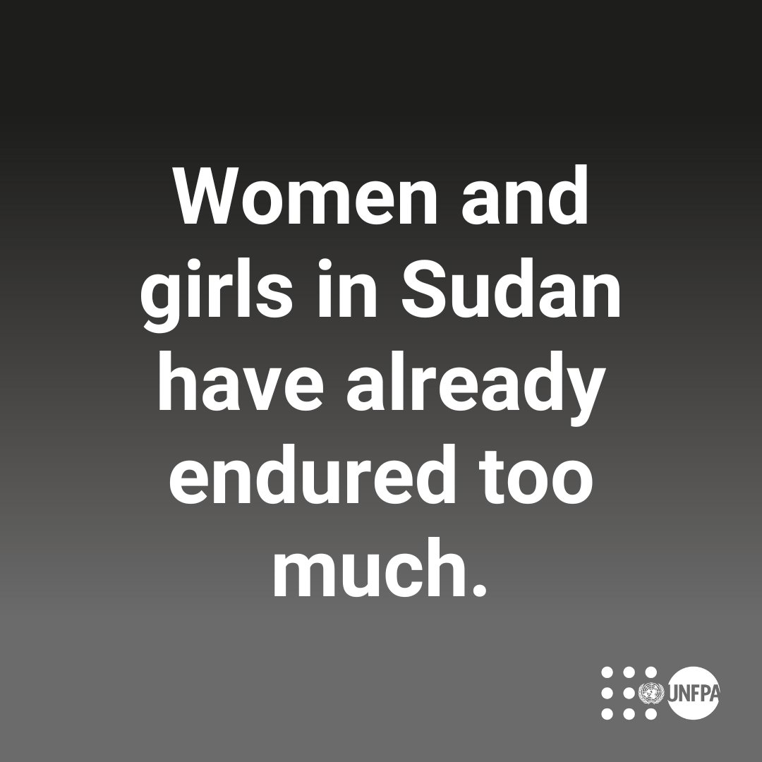Famine is bearing down on the women and girls of #Sudan as the deadly conflict reaches its one year mark. @UNFPA urges the international community to dig deep and commit to responding to this devastating crisis. ▶️ unf.pa/s1y #KeepEyesOnSudan