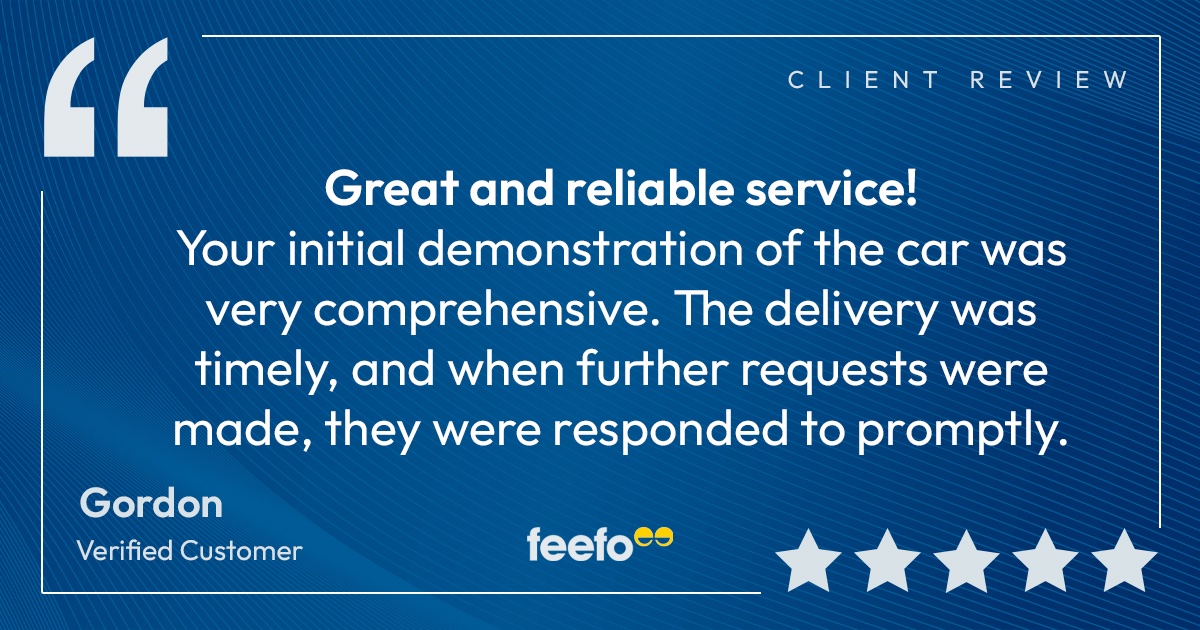 ⭐️⭐️⭐️⭐️⭐️ ' Great and reliable service! ' Your initial demonstration of the car was very comprehensive. The delivery was timely, and when further requests were made, they were responded to promptly. fee.fo/X1pZR4