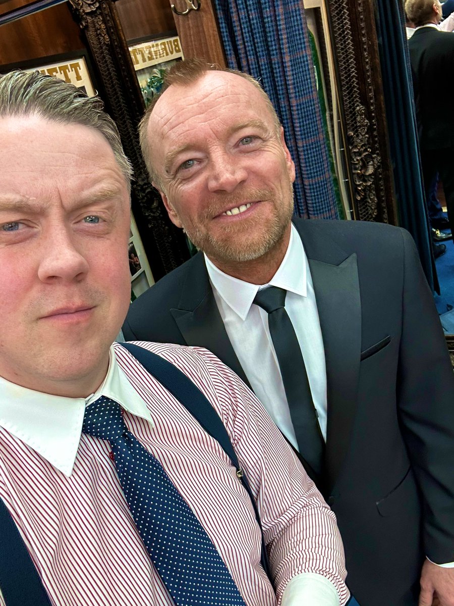 The LEGEND… that is Richard Dormer.. #Suitord for the @IFTA Awards… @TwoCitiesTV #BlueLights #Gerry ❤️🙏
