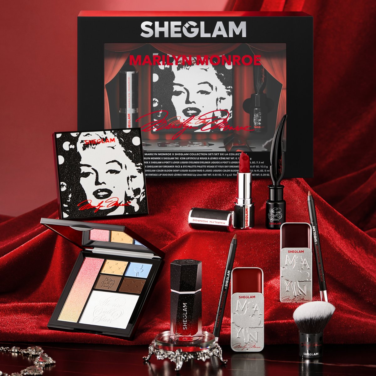 Make your beauty fantasies come true with our Marilyn Monroe x