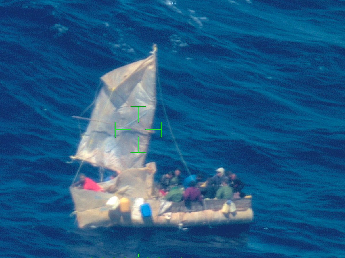 Don’t take to the Seas..!! @CBPAMORegDirSE agents recently intercepted this make-shift vessel which was severely overloaded and in distress. Working with @USCGSoutheast, 19 migrants were disembarked. These voyages are dangerous and not recommended. @CBPSoutheast @HSTF_Southeast
