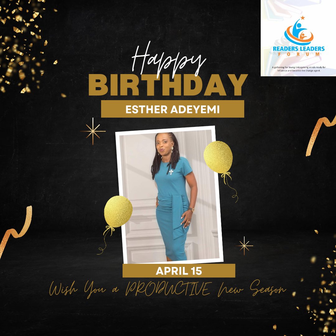 Read2LeadForum's tweet photo. It's a new season and we wish our Matron a productive year this season.

We appreciate all you do for driving this platform to achieve her goals.

Happy Birthday Ma https://t.co/yE5HReuvyG