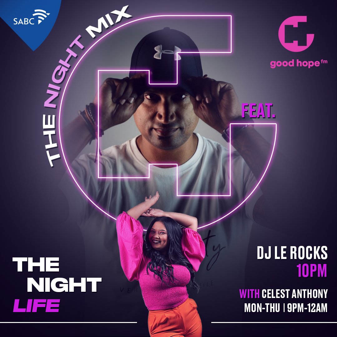 Coming up on #TheNightMix 📻 @DJ_Le_Rocks is on the decks with a special Mix 🔥 #capetownsoriginal ❤️📻