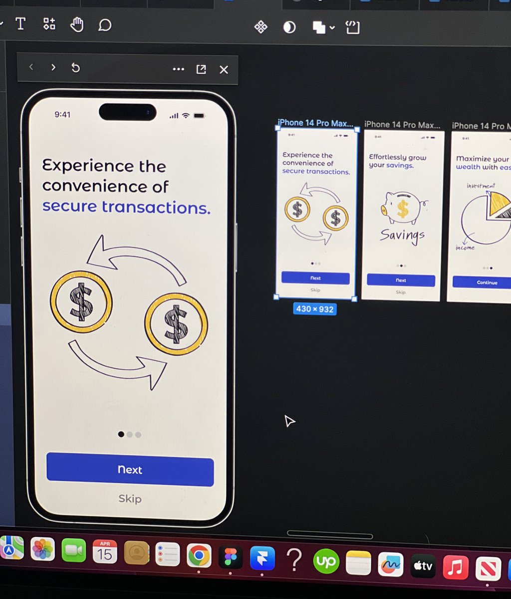 Oyin_design's tweet photo. I’m Excited to share a sneak peek of my fintech app onboarding exploration! 🤗

Simple with a touch of animation. Who knows, this could evolve into something bigger! 

I’m very much Open to opportunities and collaborations. Let's connect! #fintech #ui #design https://t.co/6R24hw14DF
