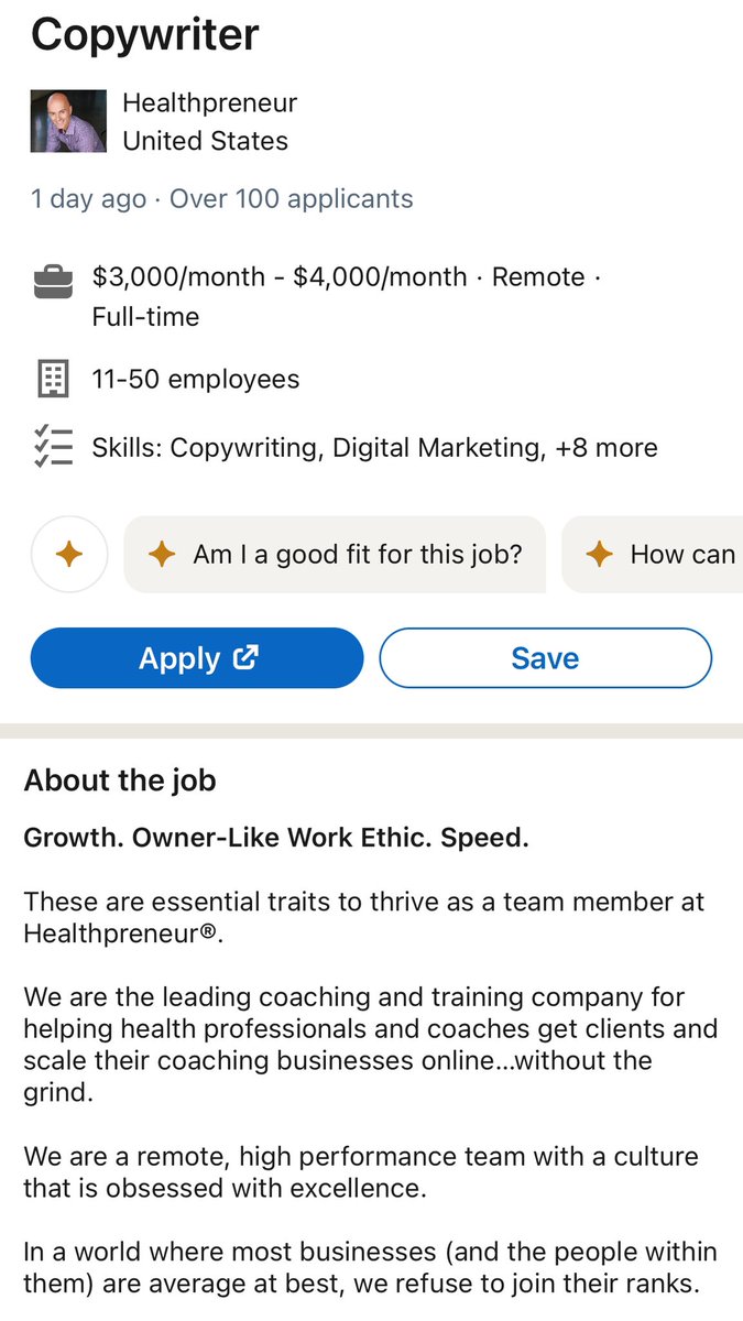 realBrookNash's tweet photo. “This isn’t a job. This is a passion.” 

— job description for a contract role at $3k/mo with zero benefits https://t.co/T1I635BOlG