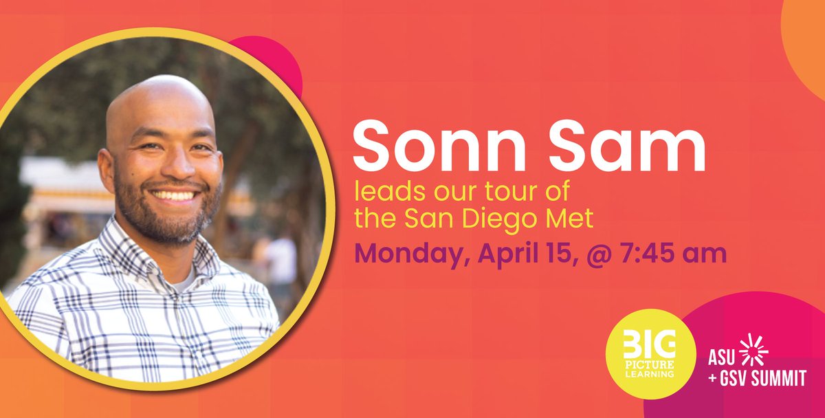 Our thanks and gratitude to @asugsvsummit for choosing BPL and @WeAreSDMet for an #asugsvsummit school visit for the third straight year! If you're joining us this morning, get ready! Here Comes the Sonn, indeed! w/ @drsonnsam