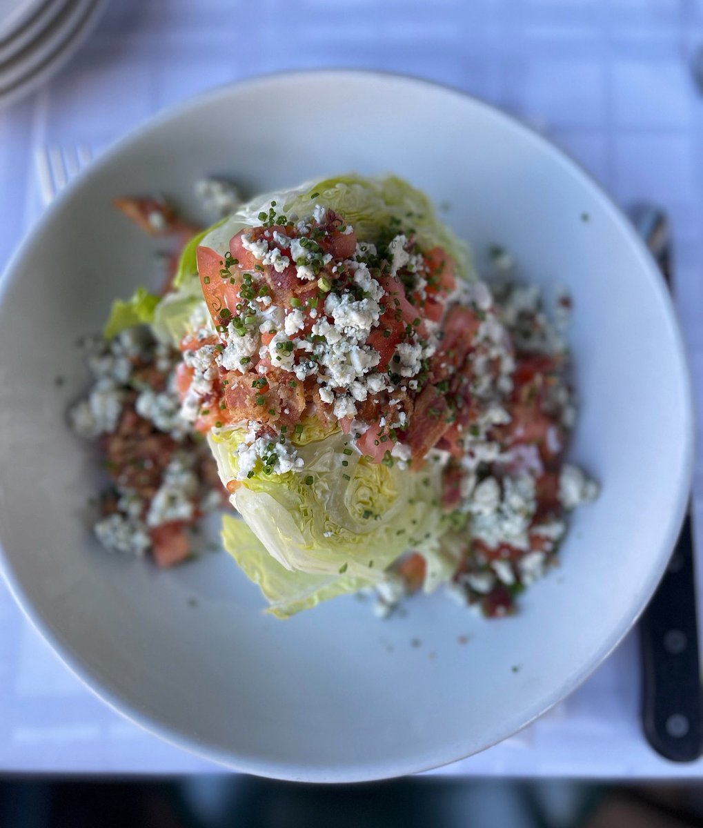 Yes. Our Wedge Salad is cute, but it tastes even better. 🥗