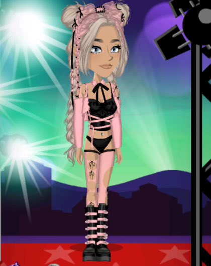 MspElites's tweet photo. Coachella may be over but, The Elites are still reminiscing ☀️ Check out this Lana inspired look by our very own @KuraTonic ✨ Please let us know if you need WL help! Feel free to change the pink!! https://t.co/hhOzCtBlA2