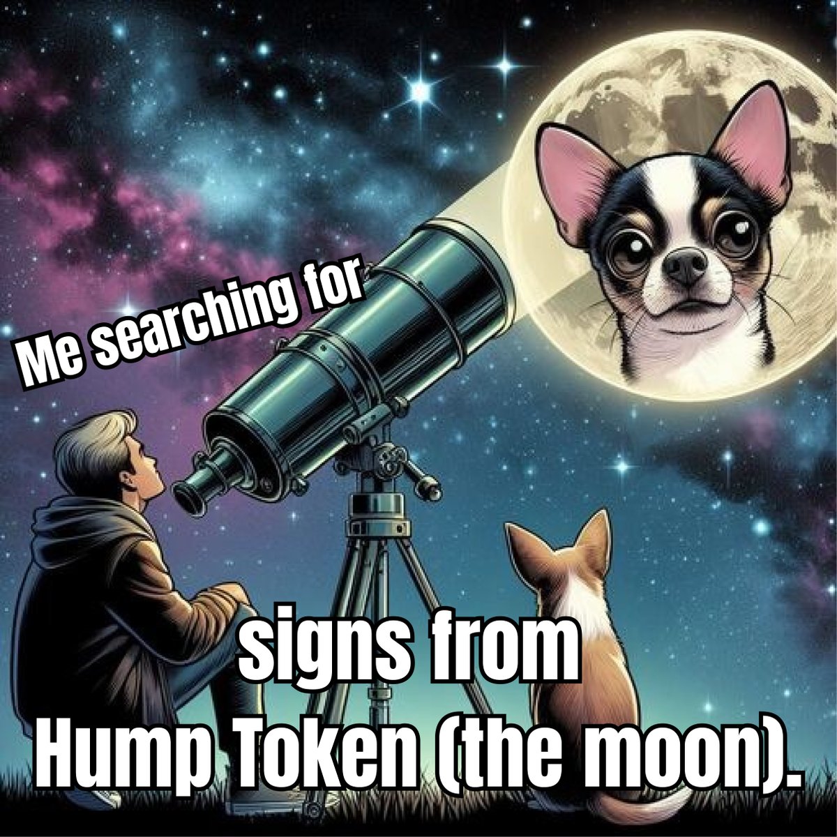 Humptoken's tweet photo. Hey Humpies, greetings from the moon! 🌕✨ #HumpTotheMoon https://t.co/a9DvCPtUy0
