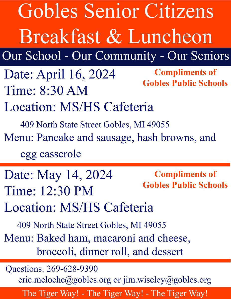Gobles Public Schools (@goblestigers) on Twitter photo 