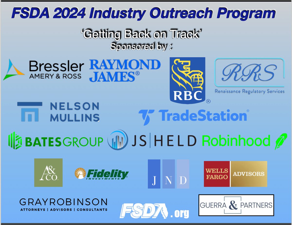 Thank you, Gracias, Arigatō, Grazie, Merci! Without the support of this year's 2024 FSDA Industry Outreach Program sponsors we would not be able to provide this quality program free of charge for our attendees. Register today FSDA.org