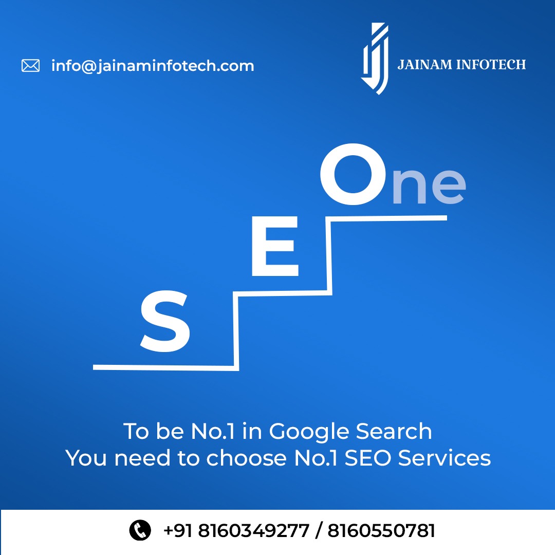 jainam_infotech's tweet photo. Unlock the true potential of your website with our top-notch SEO services! 🚀🌟 Drive more traffic, enhance your online visibility, and boost your revenue with Jainam Infotech. 🔍💻 Don't let your competitors steal the limelight. Get in touch with us today. #SEO #seoservices https://t.co/KJt999F8bl