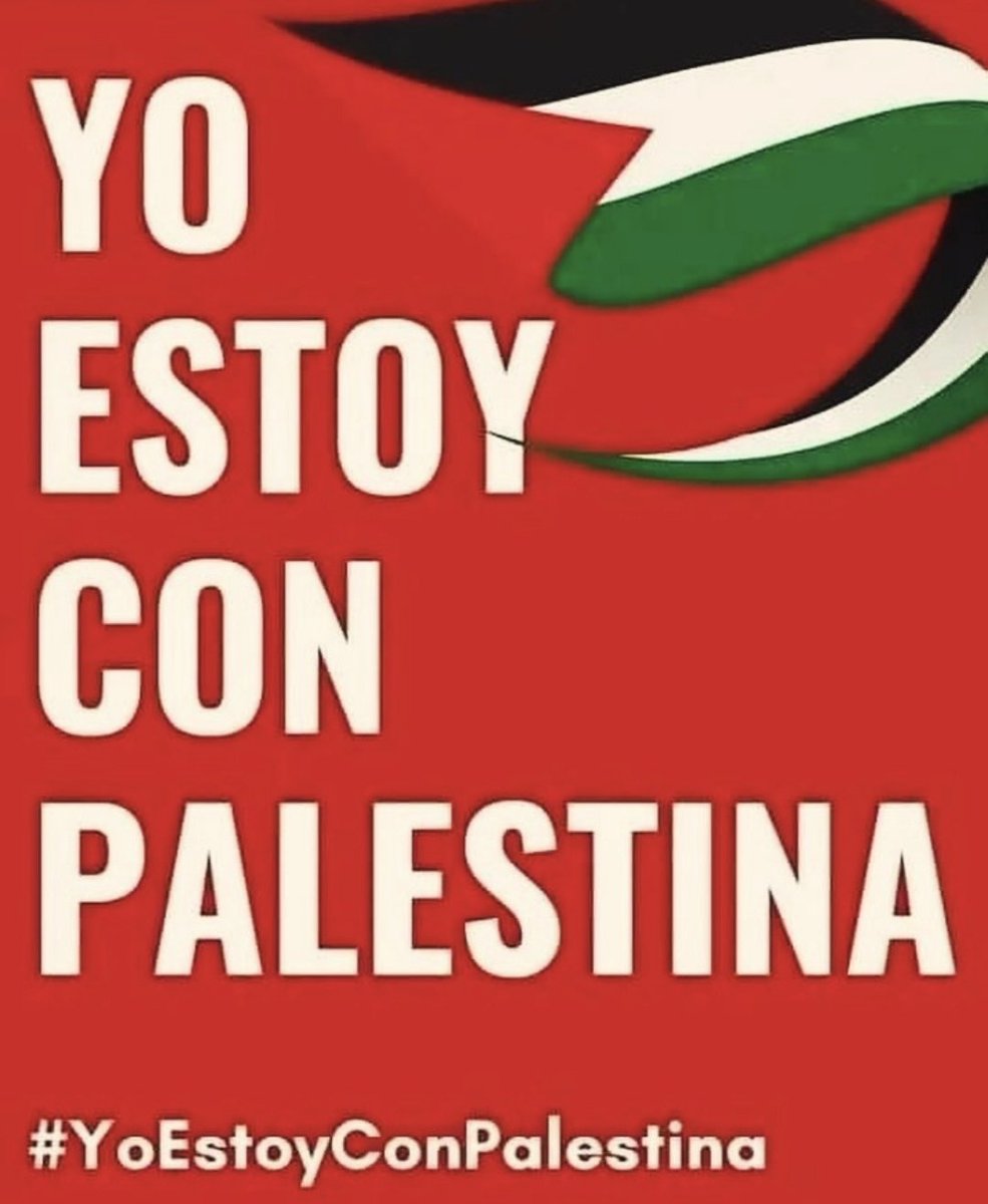 No debemos olvidar a Palestina, contra el genocidio sionista del estado asesino de Israel.