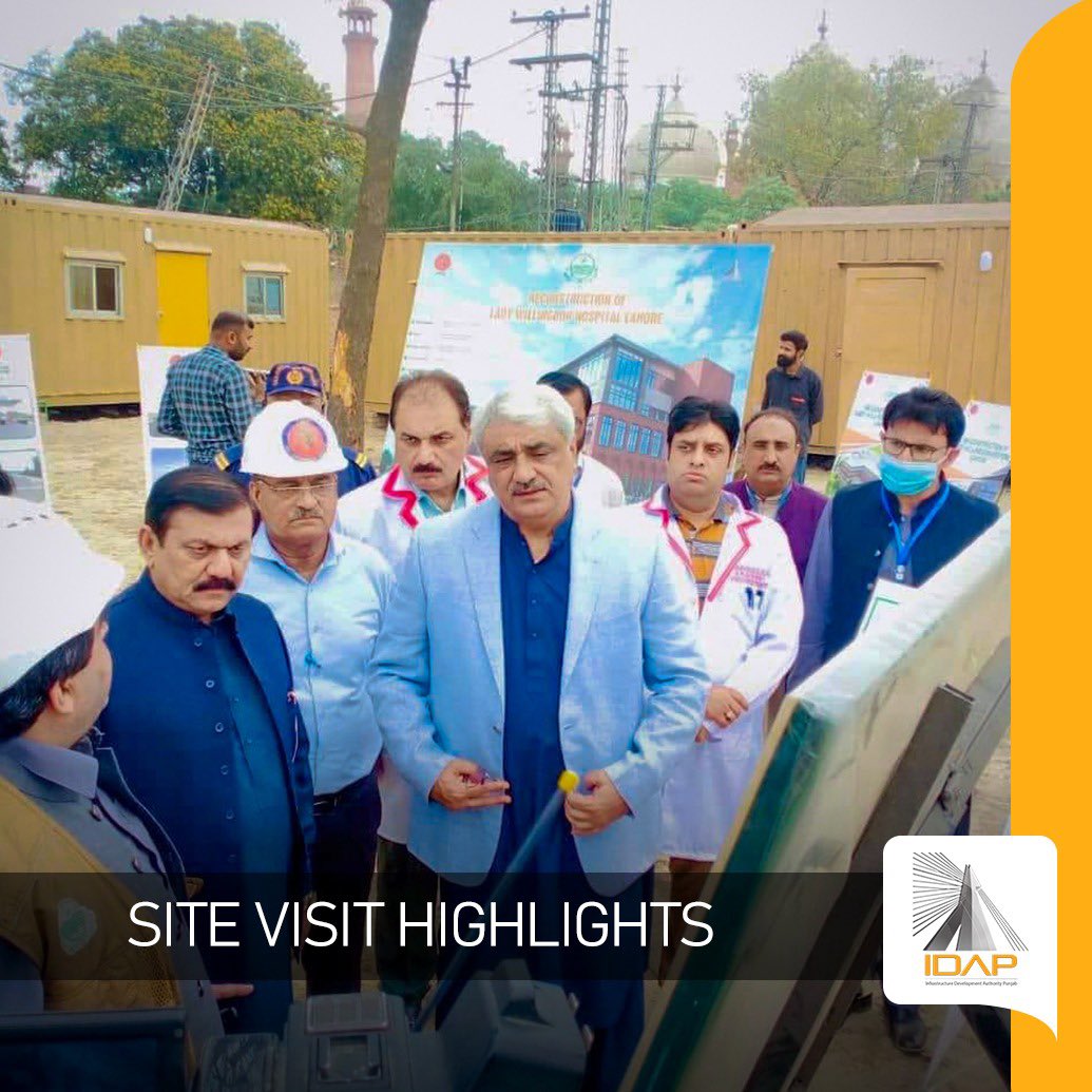 idapgop's tweet photo. Mr. Khawaja Salman Rafique, Minister for Specialized Healthcare & Medical Education, Punjab visited the project site of “Re-construction of Lady Willingdon Hospital” in Lahore. IDAP officials on-site apprised him of the progress of the ongoing works.
#IDAP #IDAPInfrastructure https://t.co/Pu3Ac14cJq