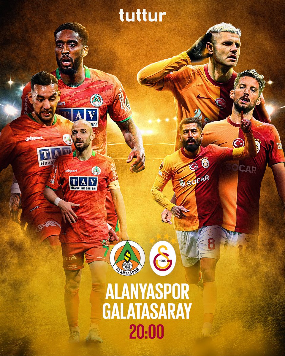 Süper Lig'deki son 5 deplasman maçından galibiyetle ayrılan Galatasaray, ligde 4 maçlık galibiyet serisi yakalayan Alanyaspor deplasmanına konuk olacak. Sence hangi takımın serisi sona erecek? 👉tuttur.com/mac-detayi/146… #ALNvGS