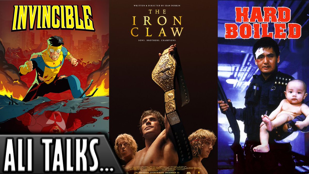 AliTalksAnime's tweet photo. Ali Talks...#40: Invincible S2, The Iron Claw, Hard Boiled

https://t.co/Ga3prEEZhG https://t.co/qeLbf5WzlP