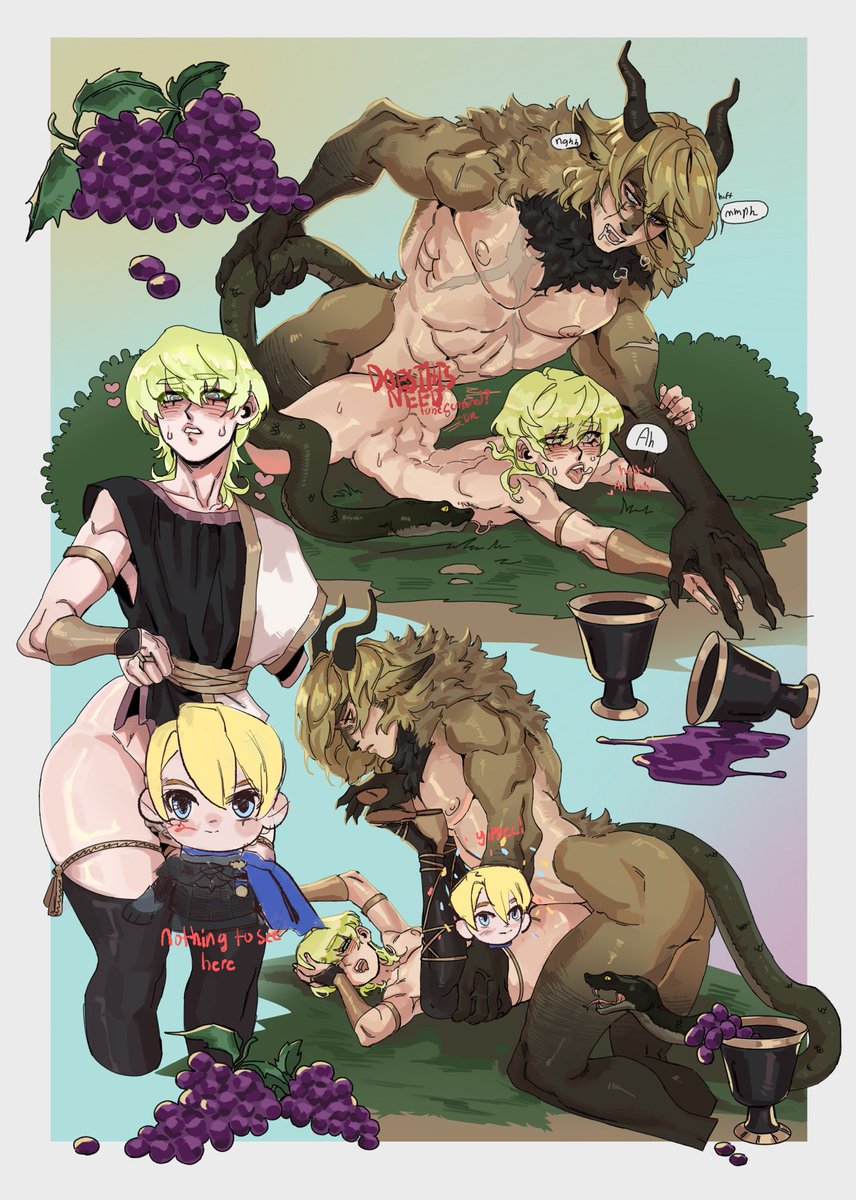 MiasmaMaiden's tweet photo. Aaand now m!dimileth zine piece <3
once again uncensored + more in the actual zine ;) https://t.co/pvJxVlO9gs