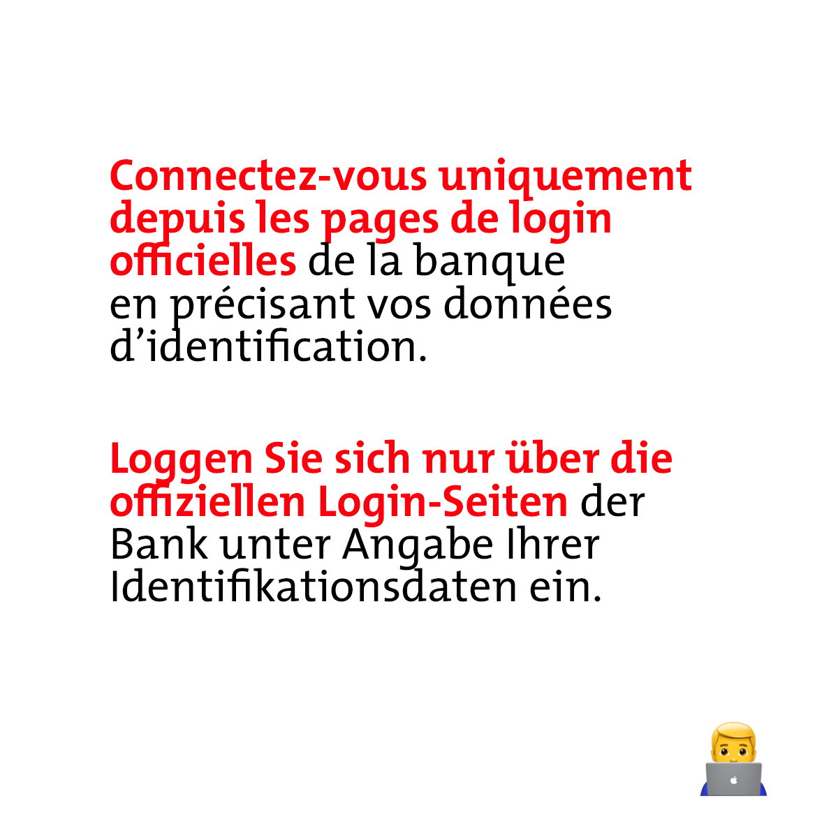 ☂️💵 Votre comportement sur internet influence grandement votre sécurité. Suivez nos recommandations et conseils pour assurer une protection optimale. bcvs.ch/prives/e-servi… #bcvs #banquecantonale #valais #securité #online #digitalbanking