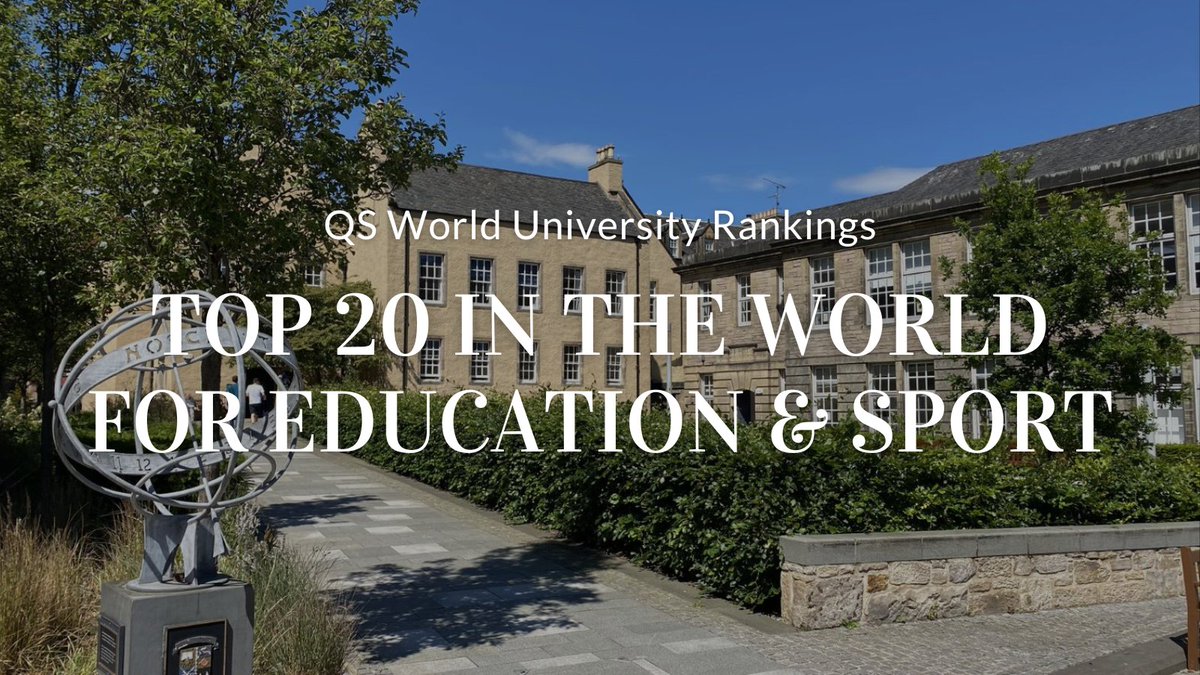 🎉Moray House has ranking among the Top 20 worldwide for Education & Sport in the QS World University Rankings: 📚12th for Education & Training 🏊16th for Sport-related subjects Heartfelt thanks to our exceptional staff for their invaluable contributions to this achievement.