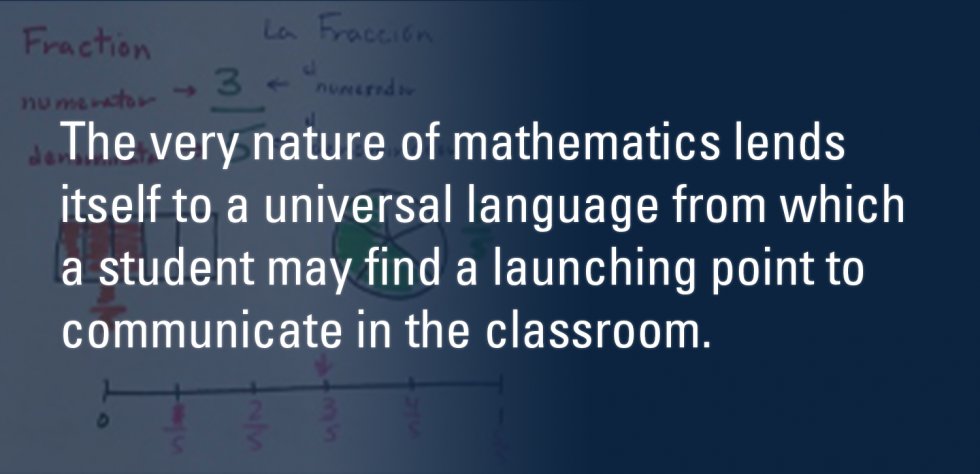 How do we, as teachers, conduct discussions around mathematics when the students’ native language is not the dominant language in the classroom or the language of the teacher? Blog: loom.ly/2tlgS7U