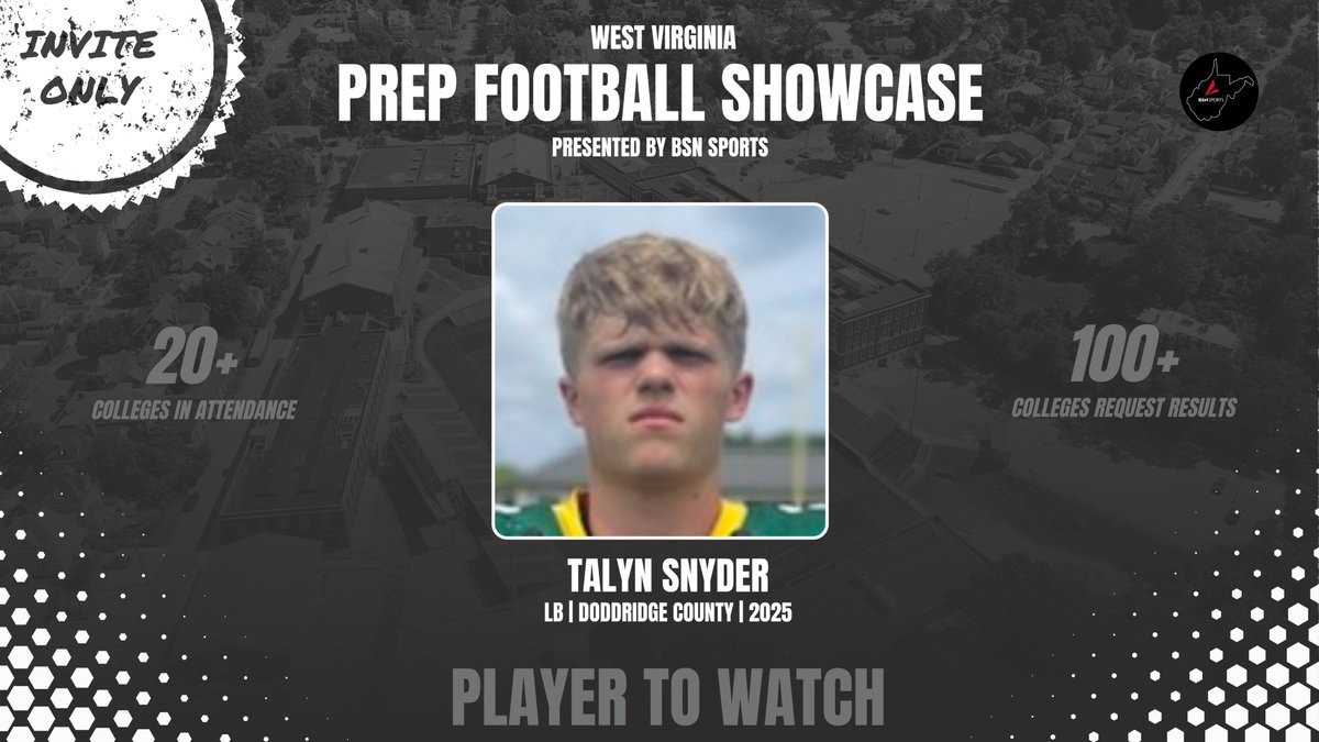 2024 WV Prep Football Showcase Player to Watch: Talyn Snyder LB | Doddridge County (Invite Only - Top WV Players) #wvprepfb