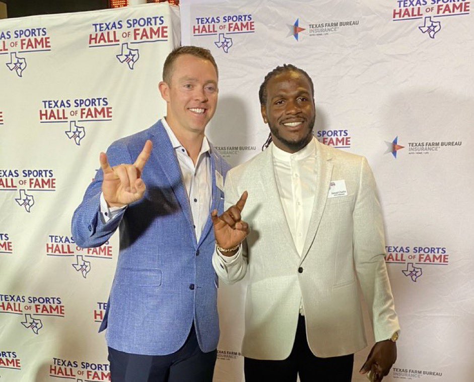 Congrats to Colt McCoy and Jamaal Charles on being inducted into the Texas Sports Hall of Fame. Two of the best to ever do it. We couldn’t be prouder. 🩵🙏🩵