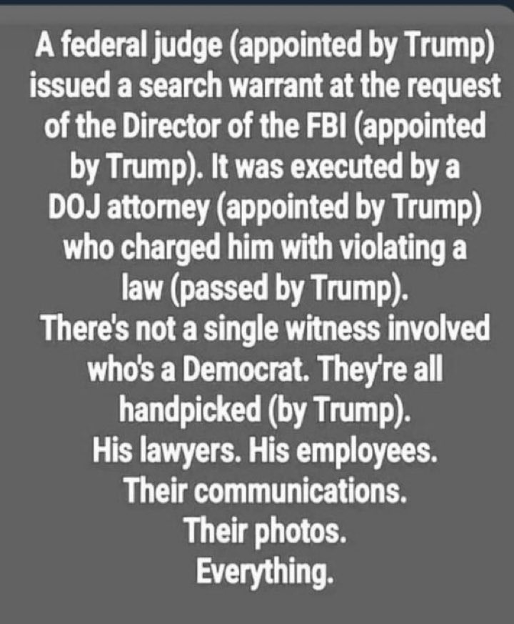 Democrats are not the ones actively involved in all of Trump’s cases. They’re republicans. #TrumpTrial #TrumpisaNationalDisgrace #TrumpIsACriminal  #TrumpIsNotFitToBePresident #TrumpIsUnwell #TrumpisATraitor