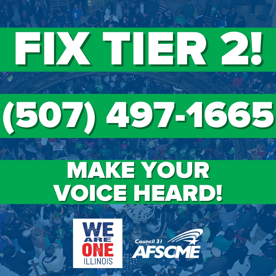 The time is now! Call the Fix Tier 2 Hotline at (507) 497-1665 and tell your lawmakers: It’s time to FIX TIER 2!