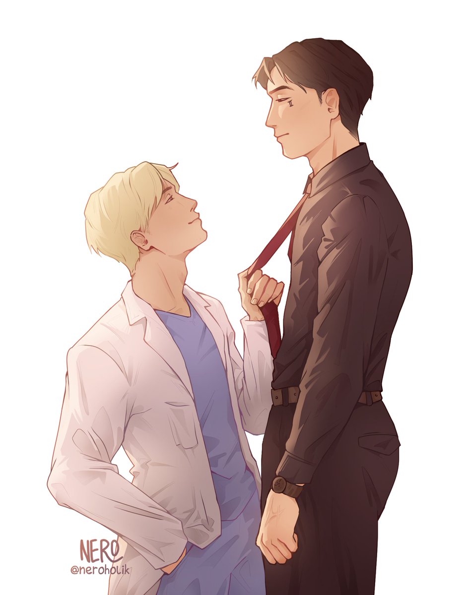 AU. Kevin is an office plankton and Aaron is a doctor

#kevaaron