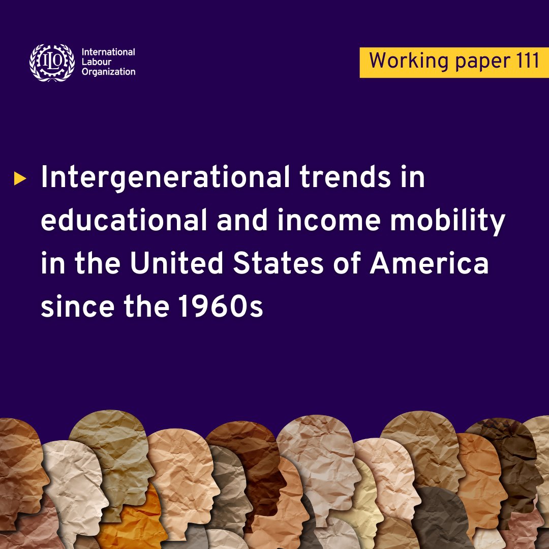 What’s changed in educational and income mobility since the 1960s? The new working paper examines these crucial shifts in the #USA. Discover the findings and methodology in the full report. Read it here ➡️ bit.ly/4aV85hf #SocialMobility