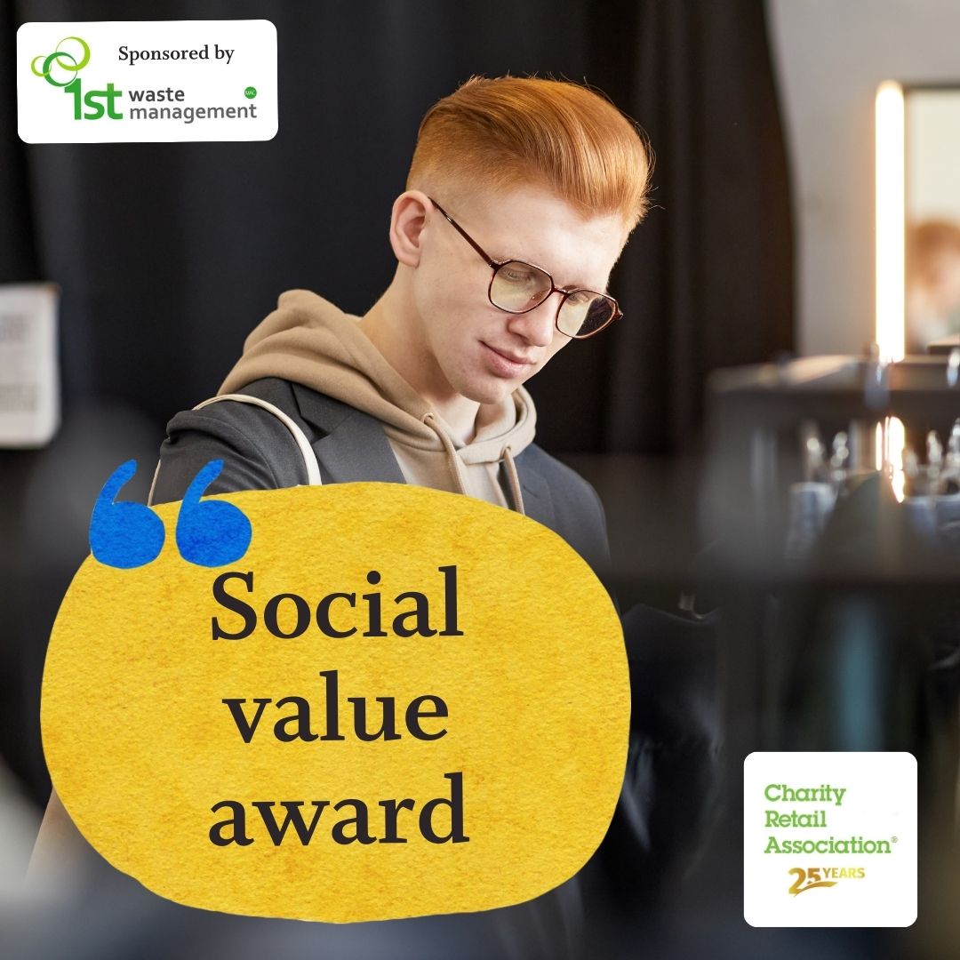 📣New for 2024!📣 The Social Value Award recognises the social benefits that charity shops provide. 💚 Nominate your charity 22nd April, here: charityretail.org.uk/social-value-a… #CharityRetailAwards #CharityRetailConference #Celebration #CharityShops #CharityRetail