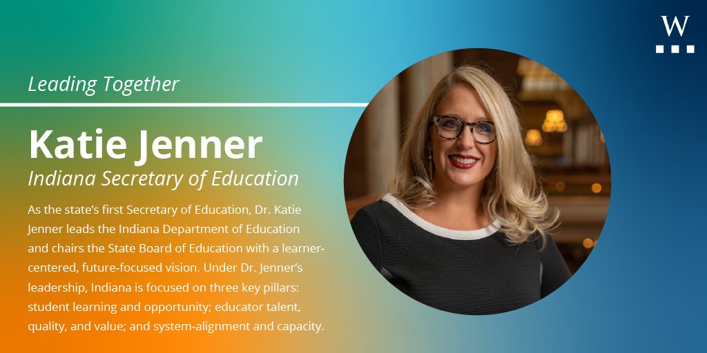 Mark your calendars for a conversation with Education Program Director Romy Drucker and Indiana Secretary of Education Katie Jenner about how Indiana equips students for high-growth, high-wage jobs. Join us on 4/18 at 11:30 a.m. CT to hear: ow.ly/Y96x50RcmhG