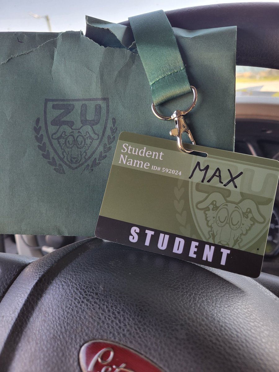 Officially a student at ZU! #ZU2024