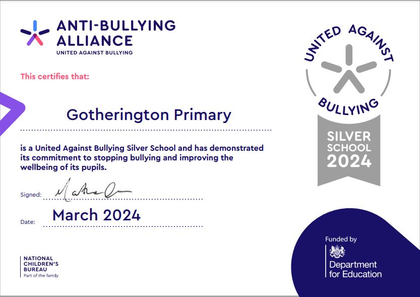 We had a great assembly to start the term all about the importance of taking personal responsibility. We also celebrated being awarded our silver award from the Anti-Bullying Alliance! Well done everyone. anti-bullyingalliance.org.uk