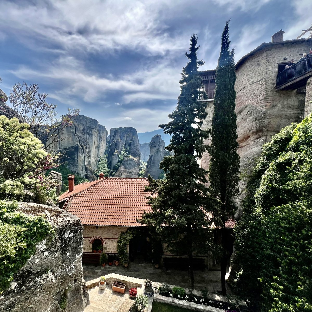 Eighteen years ago Peri and visited the mountain-perched monasteries of Meteora. Today we returned and found them just as magical as we remembered.